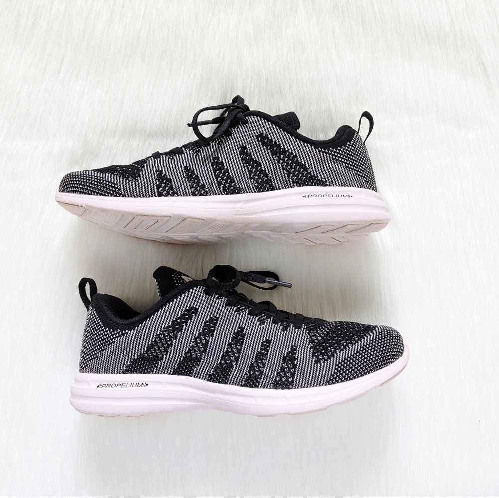 APL Techloom Pro Sneakers In Black / Bleached Pink Size 8.5 - Picture 3 of 16